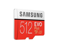 SAMSUNG EVO+ microSD 512GB 100MB/s + SD MB-MC512GA/EU - 485618 - zdjęcie 2